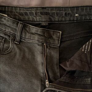 American Eagle Black Jeans MOM Jean size 0 regular